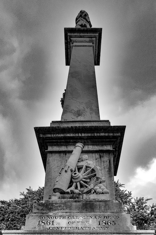 America's legacy of racial discrimination: A monument erected on the grounds of the South Carolina Statehouse in Columbia memorializes the state's Confederate rebels