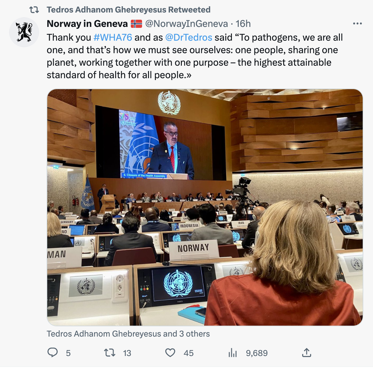 Budget and broader access top assembly's global health agenda