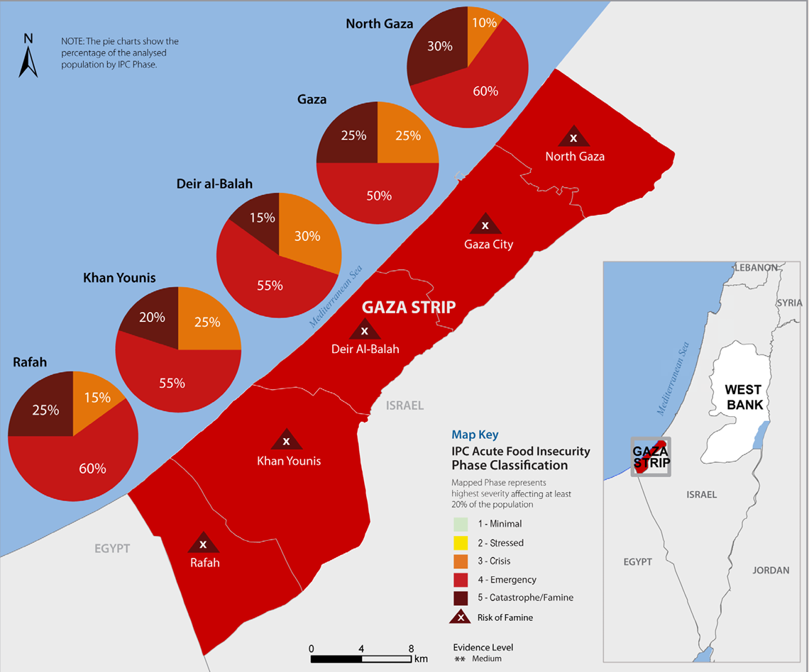 Projected IPC Acute Food Insecurity, May 11 to Sept. 30, 2025