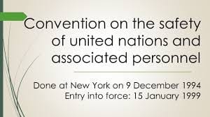 Convention on the Safety of U.N. Personnel (CSUNAP)