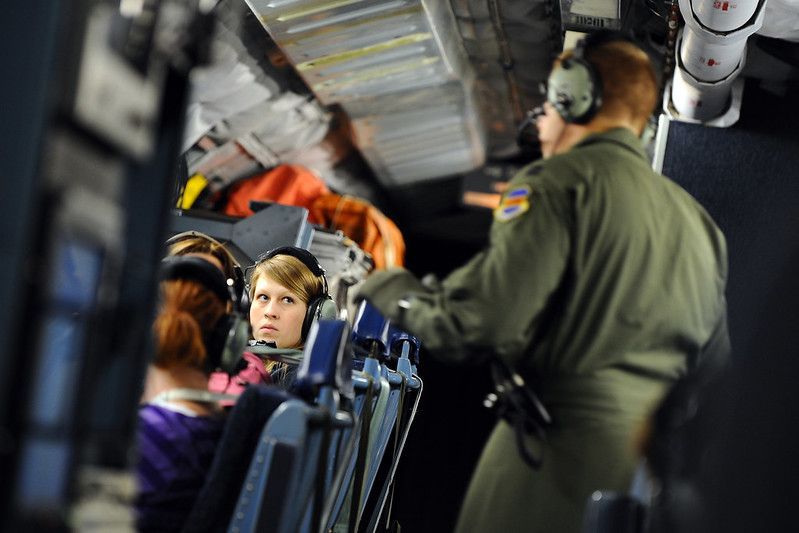 A U.S. reconnaissance flight as part of the Open Skies treaty