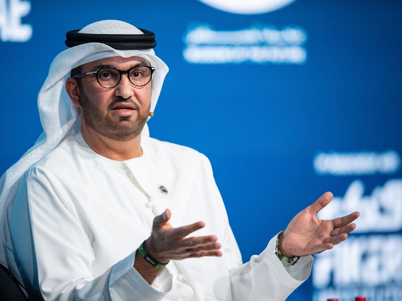 COP28 President-Designate Sultan Ahmed Al Jaber at Climate Summit Week in Dubai
