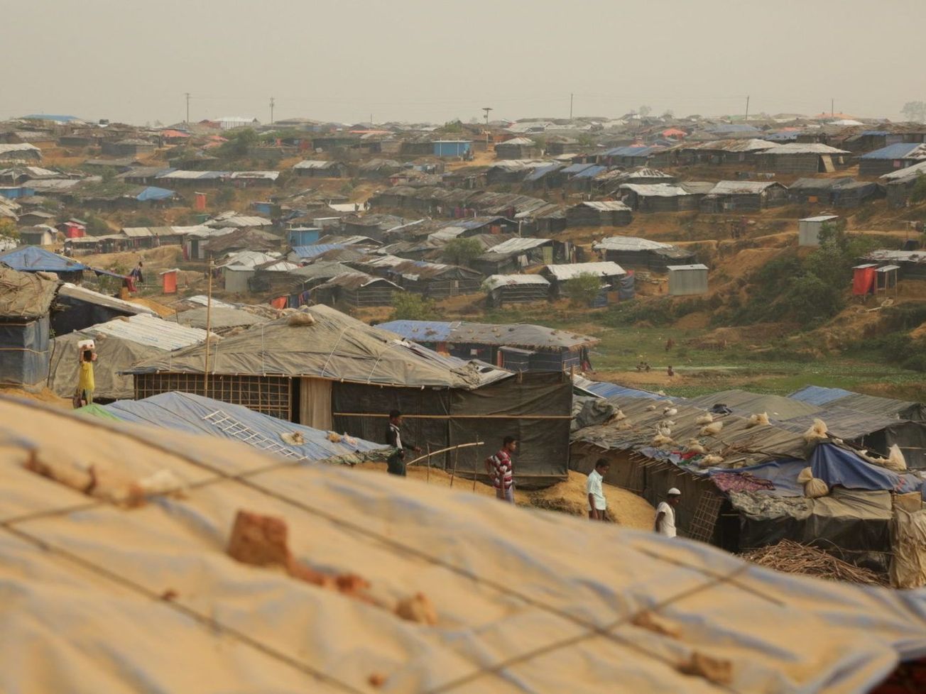 Kutupalong, the world’s largest refugee settlement, where 850,000 Rohingya Muslims from Myanmar live