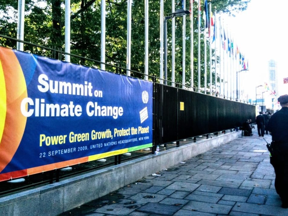 A special climate summit on the sidelines of the General Assembly in New York.