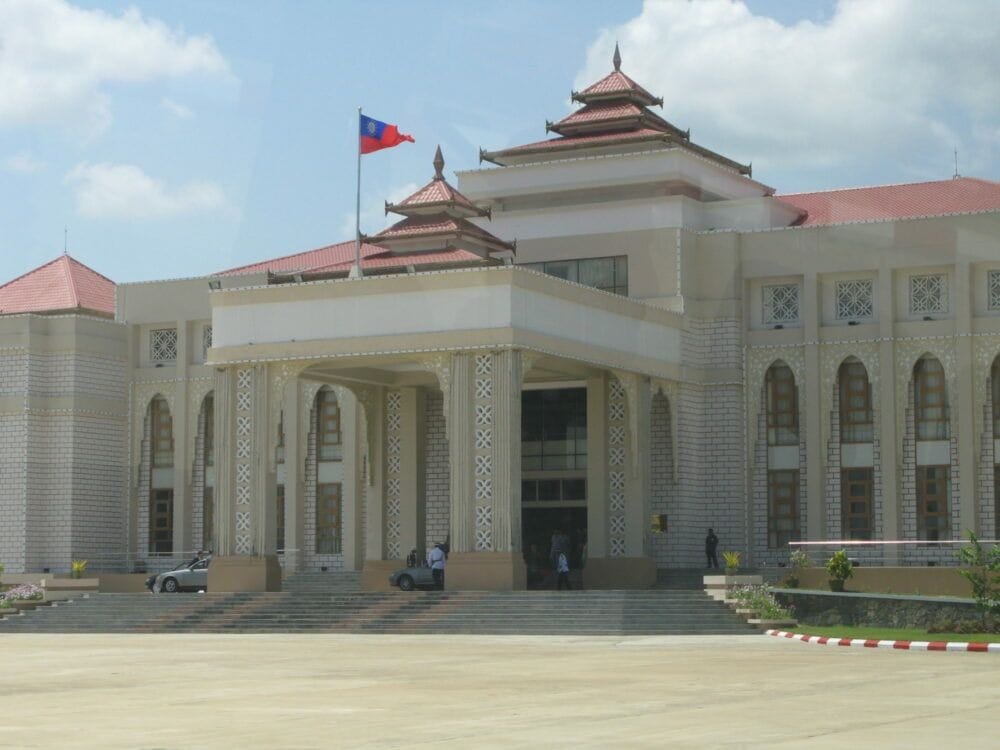 The presidential palace in Naypyitaw, Myanmar