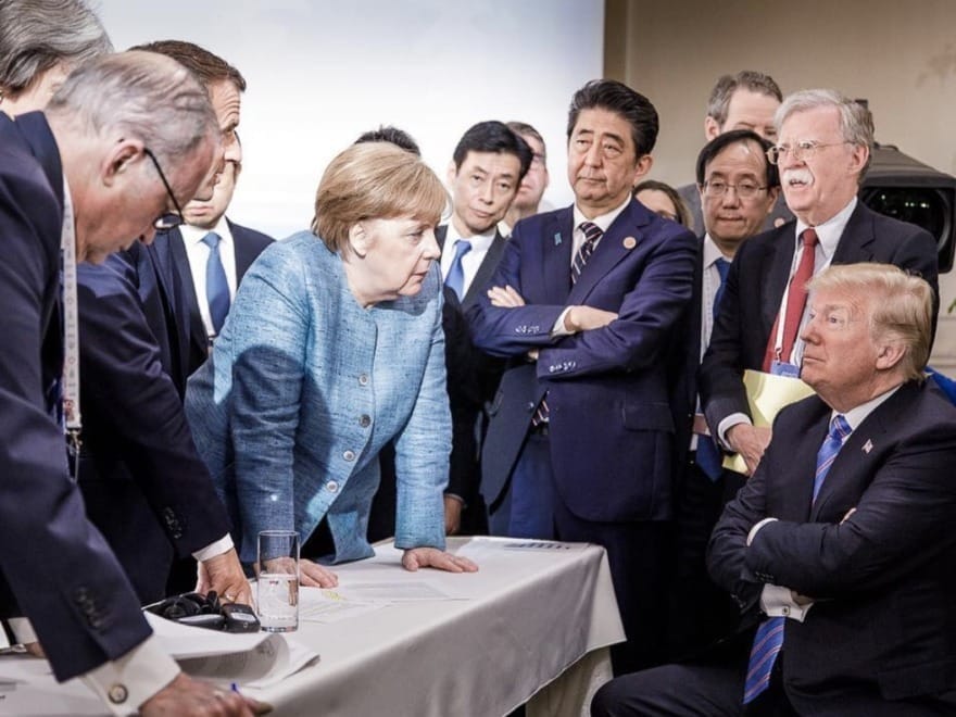 The Group of Seven meeting in Canada.