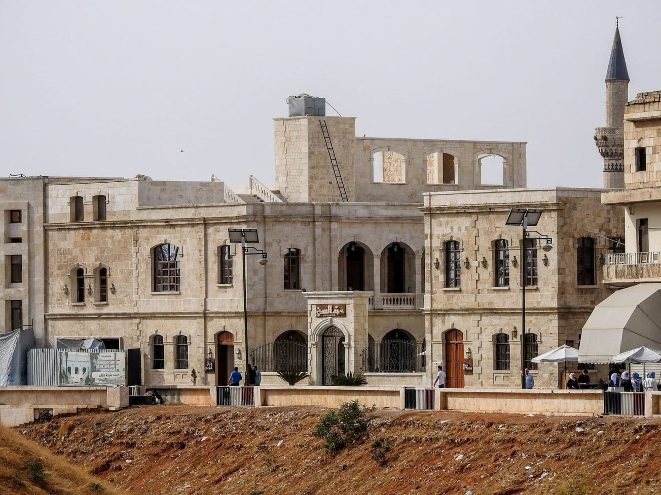 A Syrian school near the Citadel of Aleppo