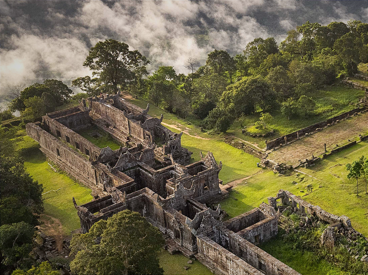 Preah Vihear Temple, a Hindu temple dedicated to Shiva, is a UNESCO World Heritage Site.