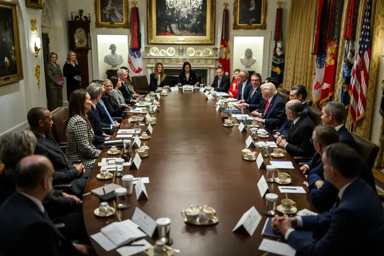 U.S. President Donald Trump's White House Cabinet meeting this week.
