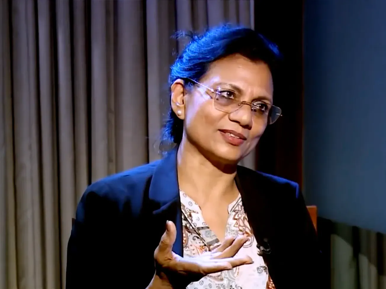 Dr. Archana Sharma speaks during a 2019 interview with RSTV Eureka, a popular science program hosted by T V Venkateswaran on Rajya Sabha Television, now Sansad TV.