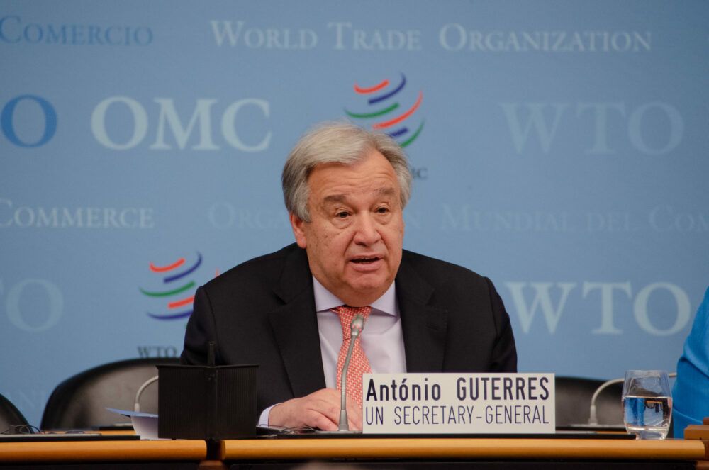 U.N. chief sees 'wind of madness' in world